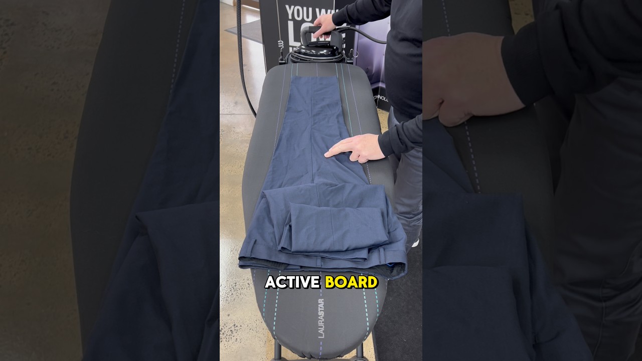 Laurastar active board v trousers! No problems.💪 #laurastaraustralia #ironing #ironingsystem