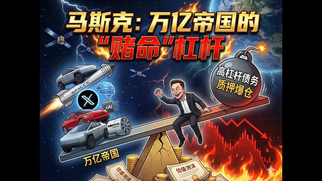 马斯克：万亿帝国的赌命“杠杆”