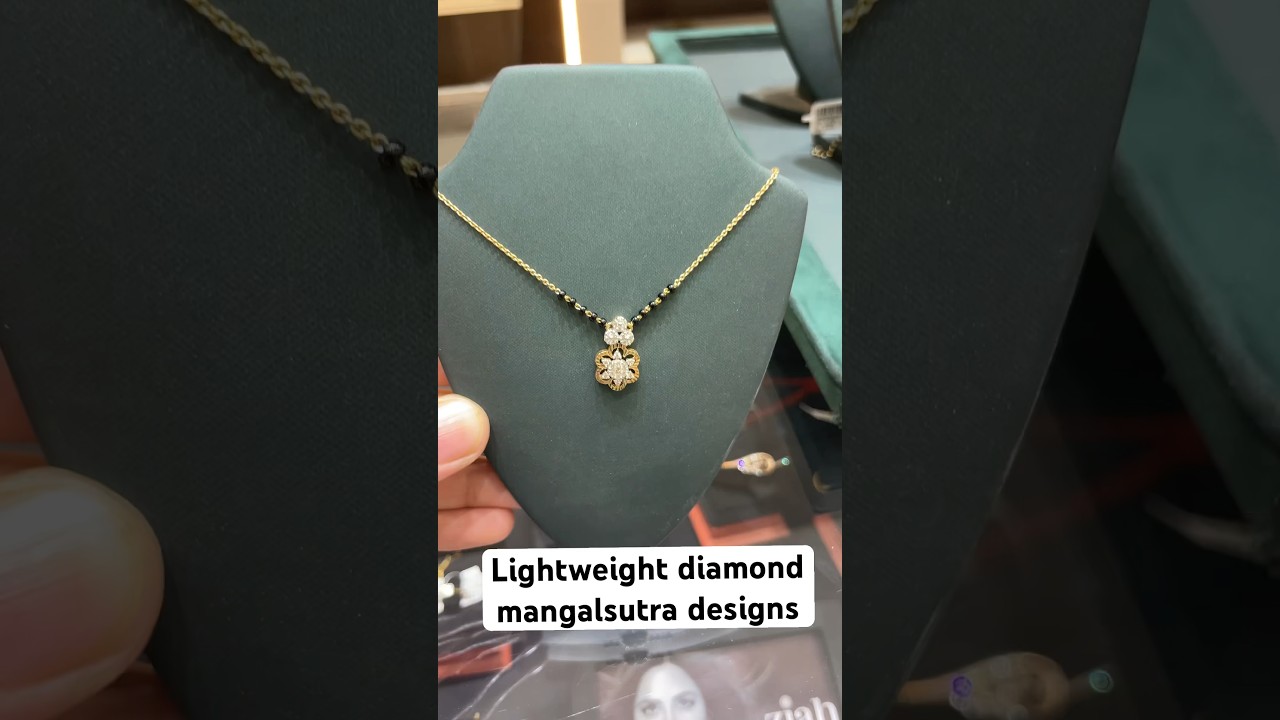 Lightweight mangalsutra designs #mangalsutra #diamond