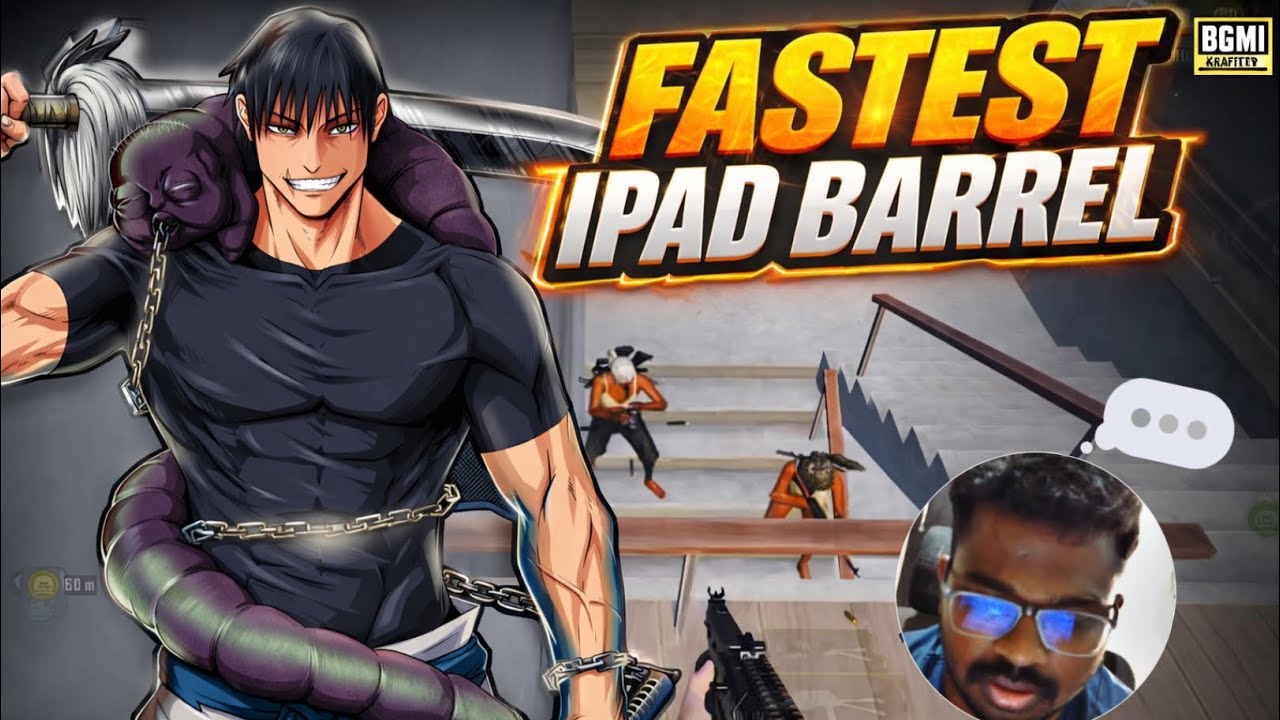 India’s Fastest iPad Barrel ~ Zector 🔥| BGMI - PUBGMOBILE 