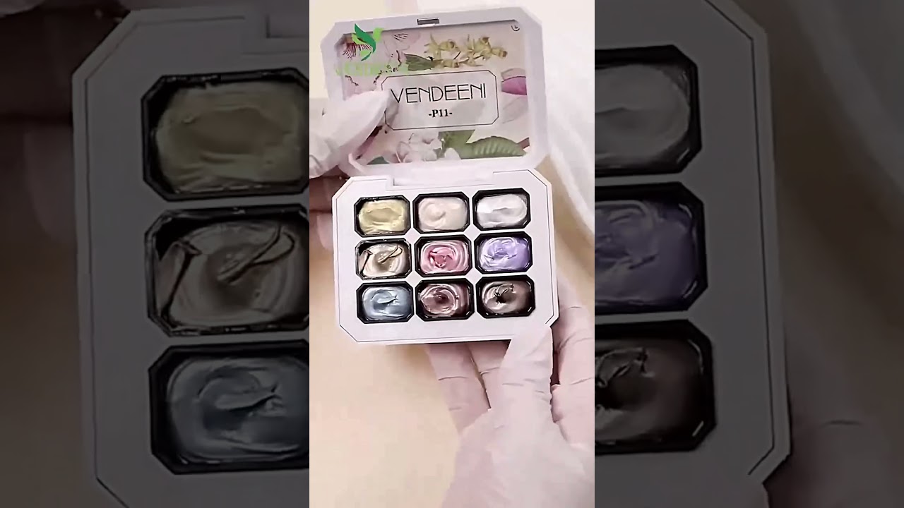 Vendeeni 9 Colors Patting Painting Gel Nail Polish UV LED Soak Off Gel Varnish Gradient P