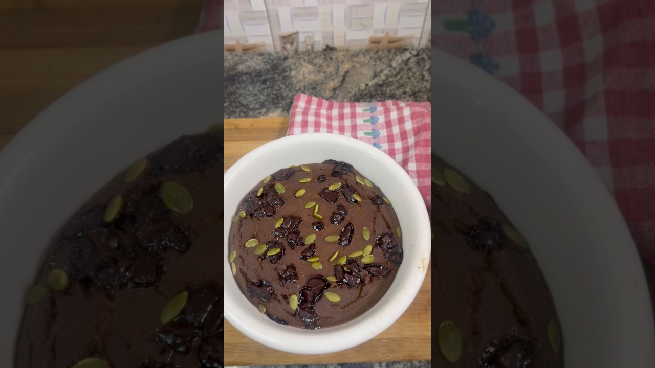 DOUBLE CHOCOLATE BAKED OATS! Breakfast options. 