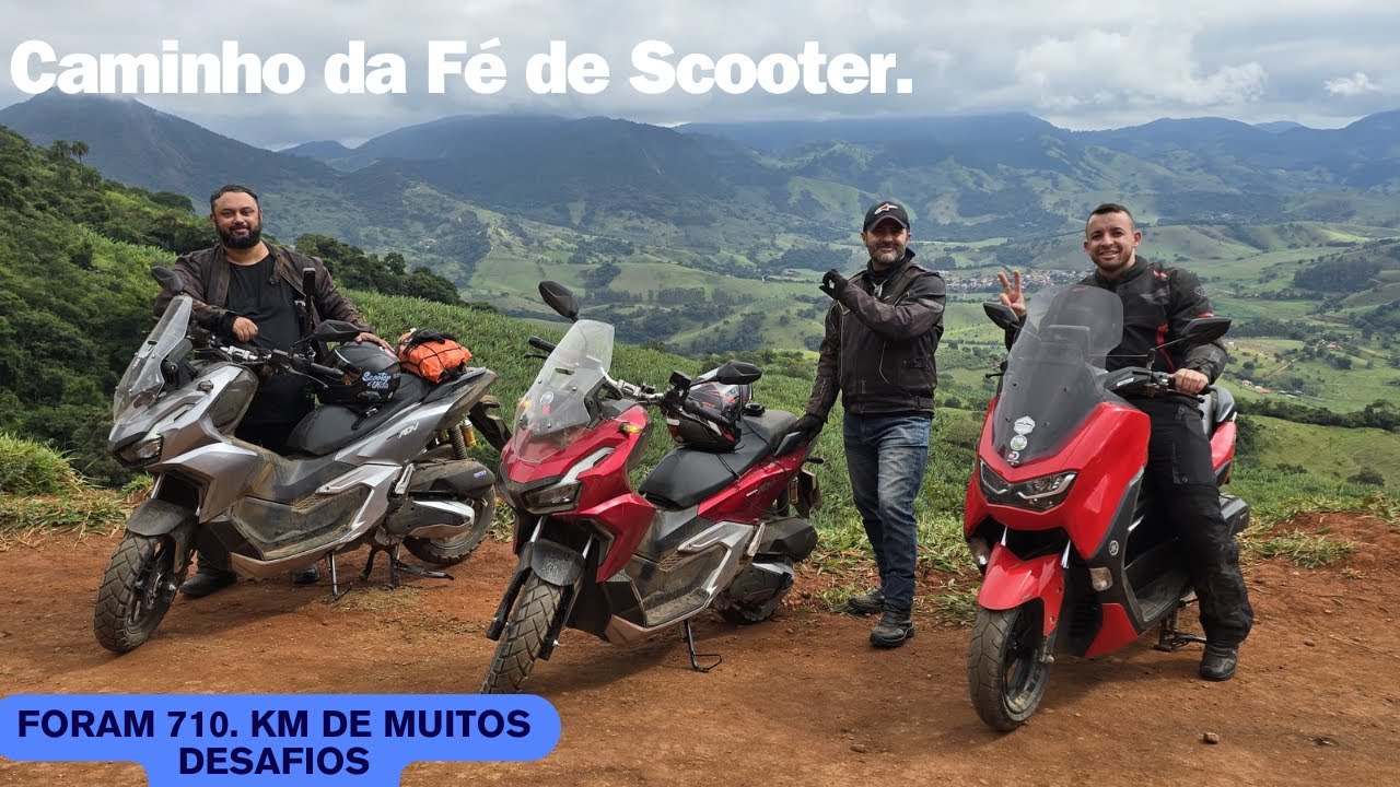 Honda ADV 160 - Caminho da Fé de Scooter - Ao total foram 710 km de muitos desafios Ep02