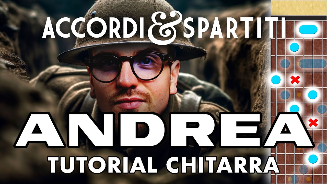 ANDREA Tutorial Chitarra - Fabrizio De André