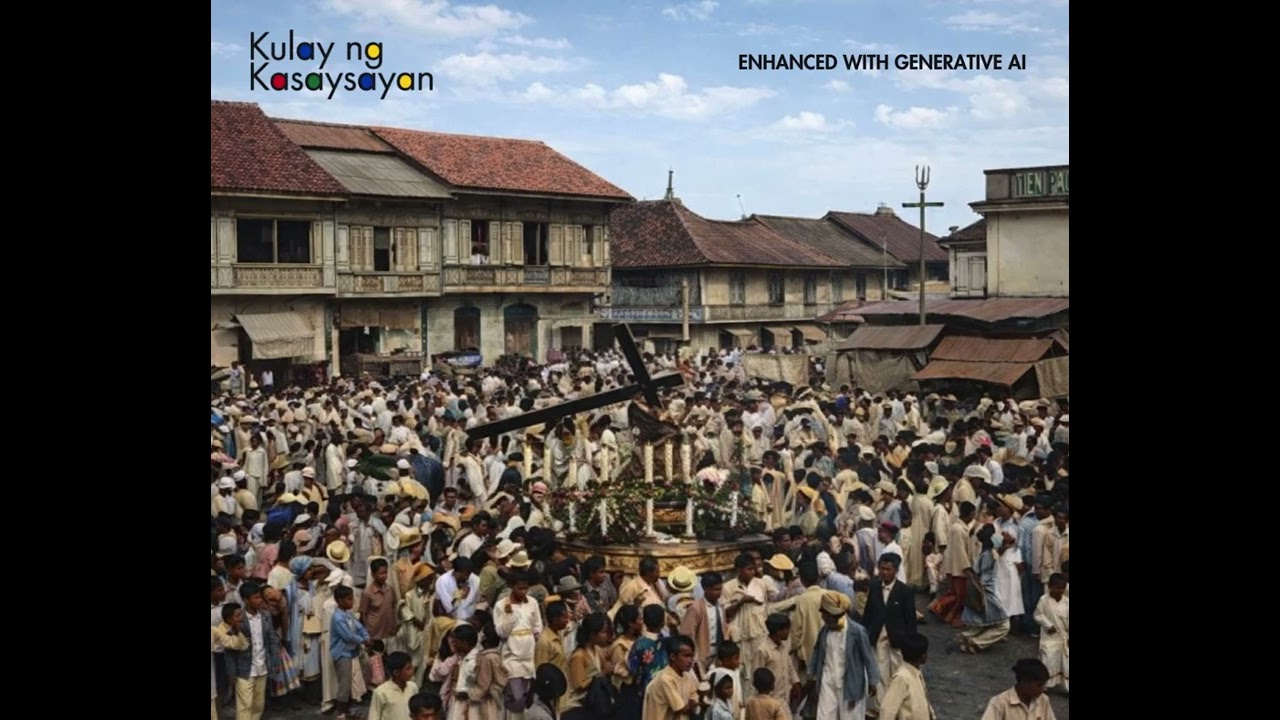 Litrato ng Traslacion noong 1913, binigyang-buhay gamit ang generative AI