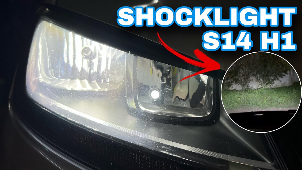 TESTANDO A NOVA LÂMPADA DE LED H1 SHOCKLIGHT S14 NO FAROL ALTO DO FOX - DAVID BARRESE
