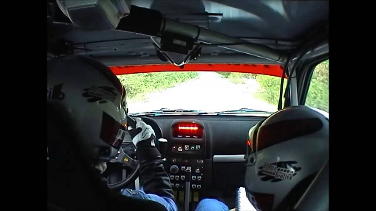 Camera car Bianchi-Tibaldi renault clio super1600 Beta rally Oltrepo 2006 PS 5 Castellaro