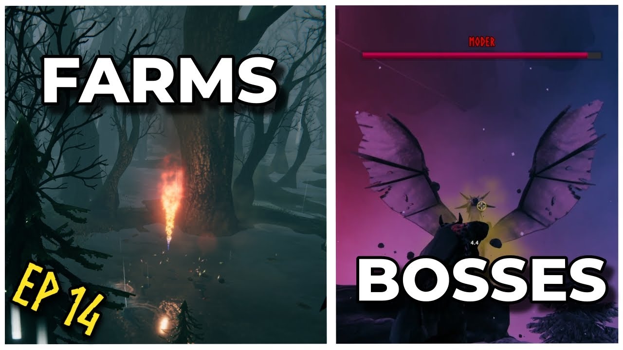 Farms Bosses and Adventures | Valheim EP 14