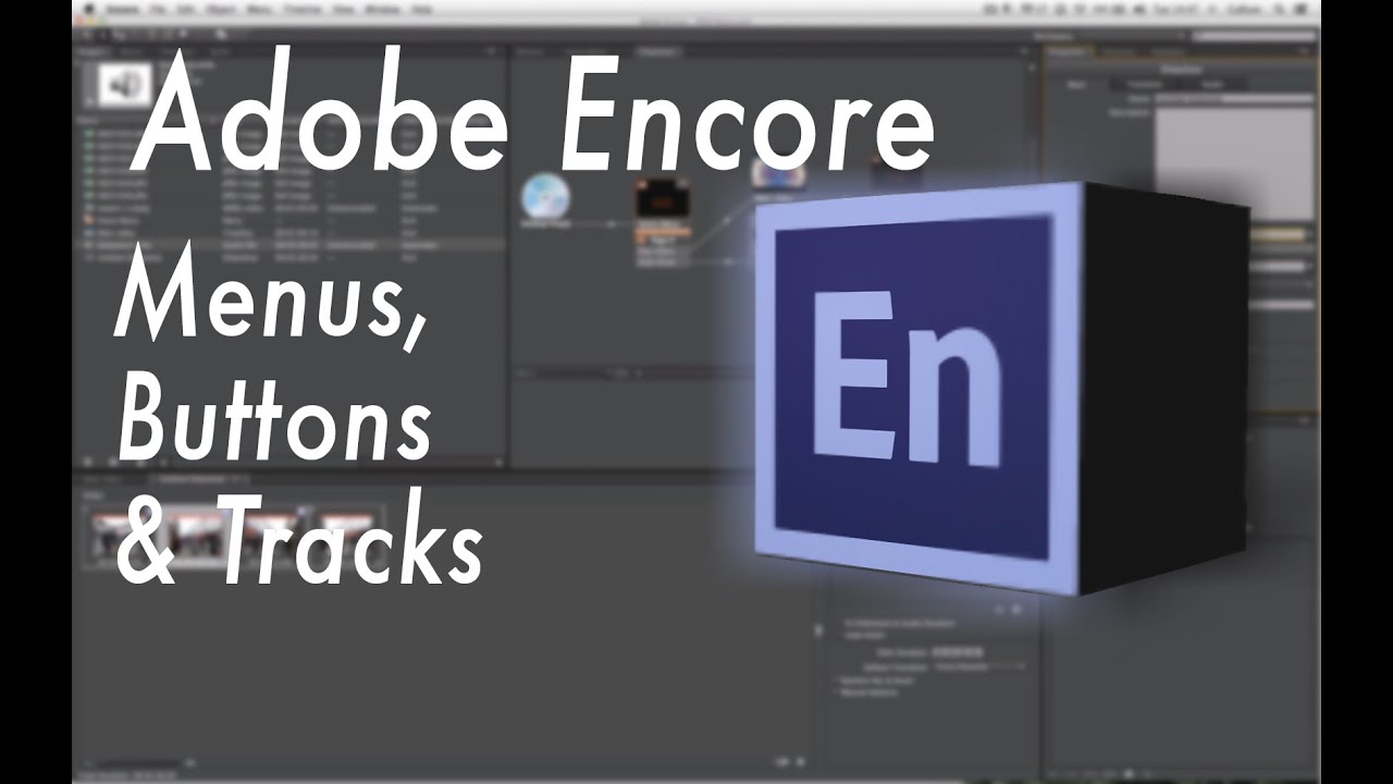 Adobe Encore - Menus Buttons & Tracks 2/7