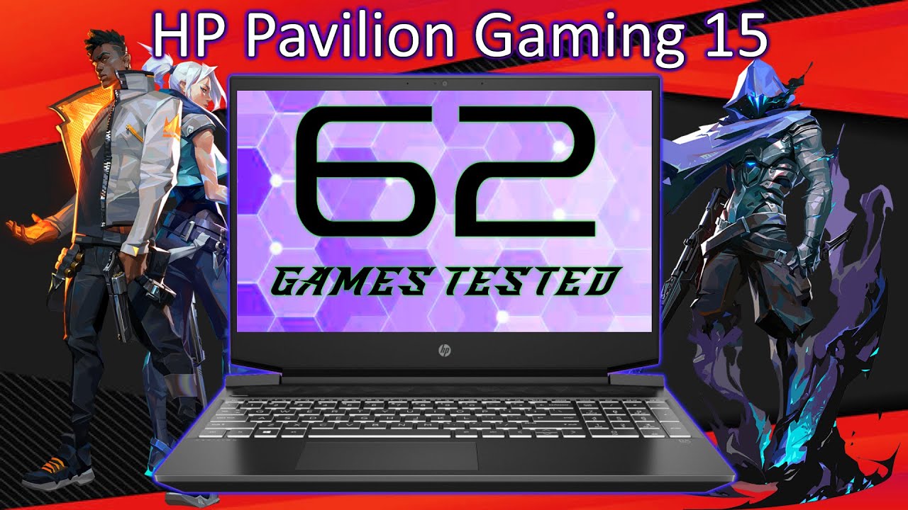 HP Pavilion Gaming 15 (AMD 2021)  - 62 Games Tested (5600H, GTX 1650)