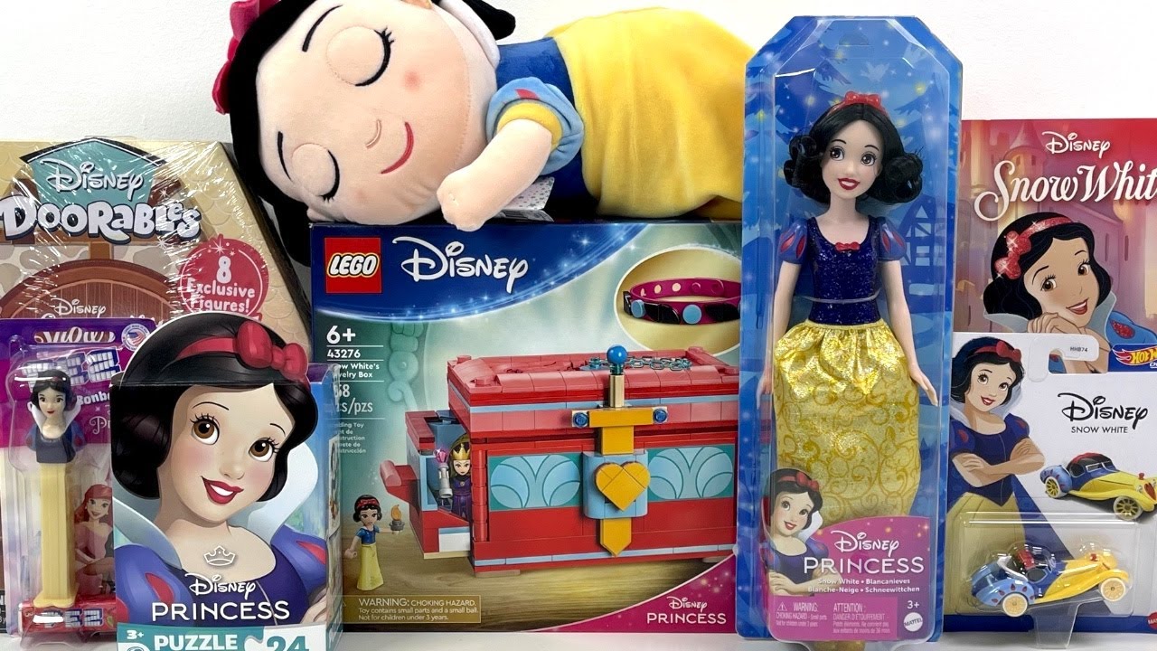 Disney Snow White Toy Collection Unboxing Review ASMR