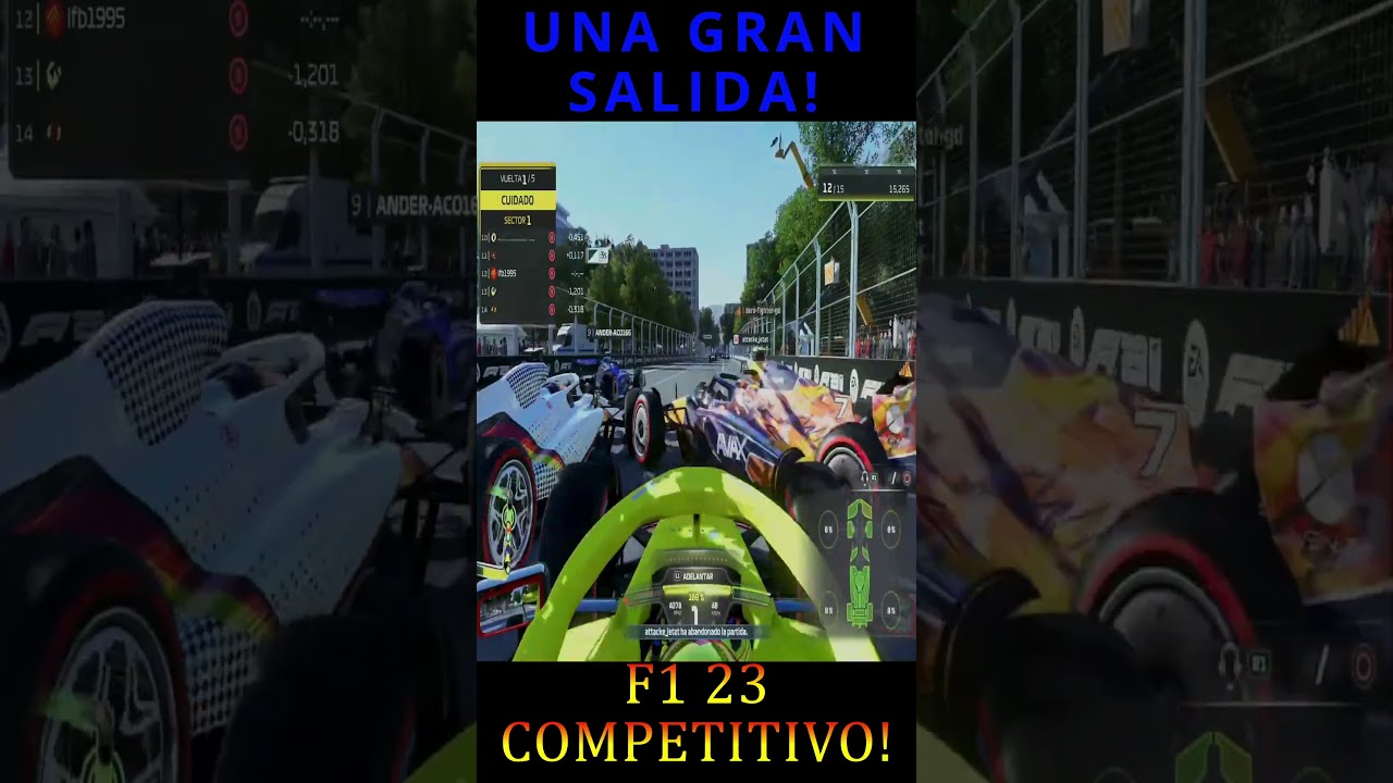 VAYA DESASTRE DE SALIDA! F1 23 ONLINE COMPETITIVO 