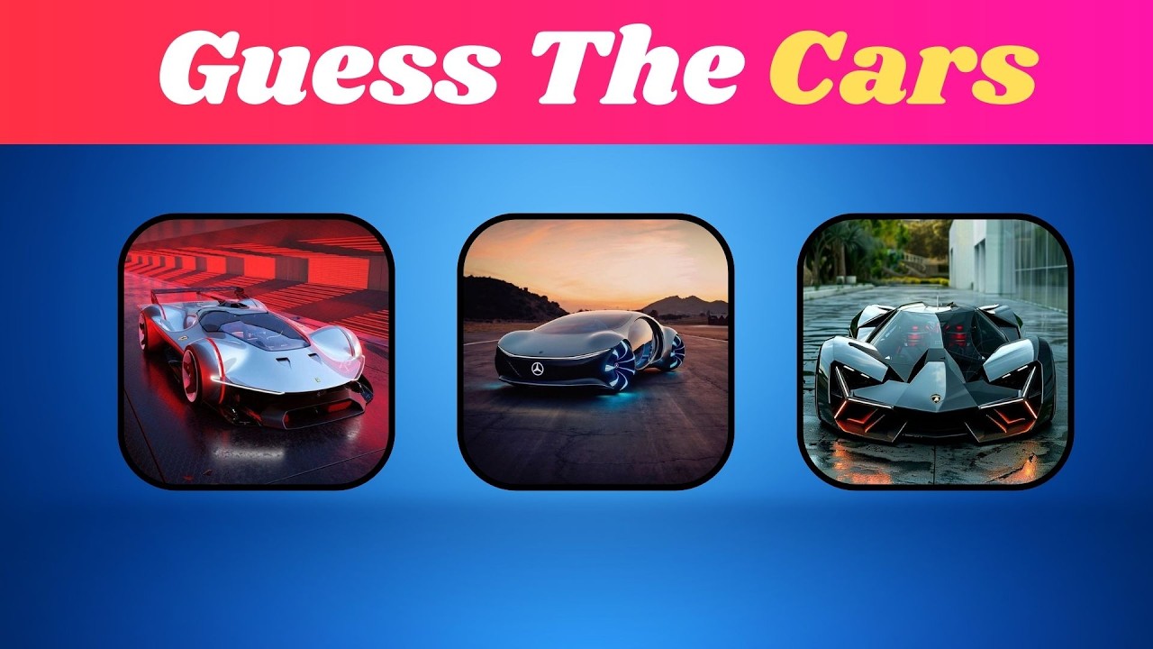 Ultimate Car Quiz |  Supercars & Concept Cars Challenge! Only Real Car Fans Can Guess These 40 Cars!