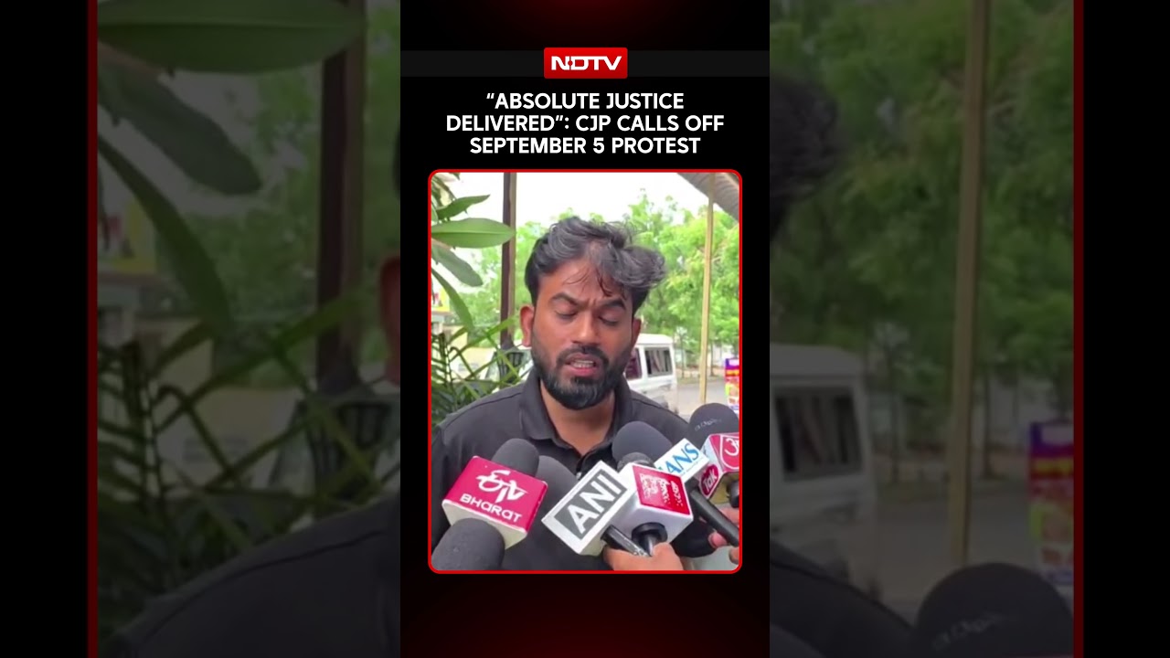 &ldquo;Absolute Justice Delivered&rdquo;: CJP Calls Off September 5 Protest, Says Abhijeet Dipke