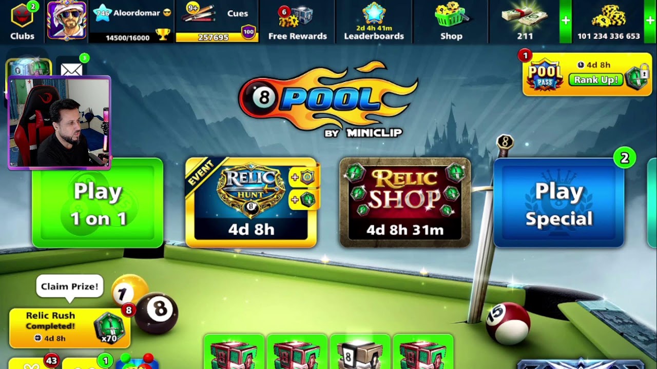 بث مباشر 🔴 8 Ball Pool Live | ARC Raiders