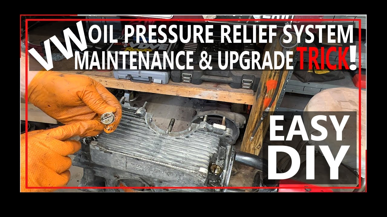 VW Beetle Oil Pressure Relief System Upgrade - Maintenance - DIY Trick for removing screws - VW Bug