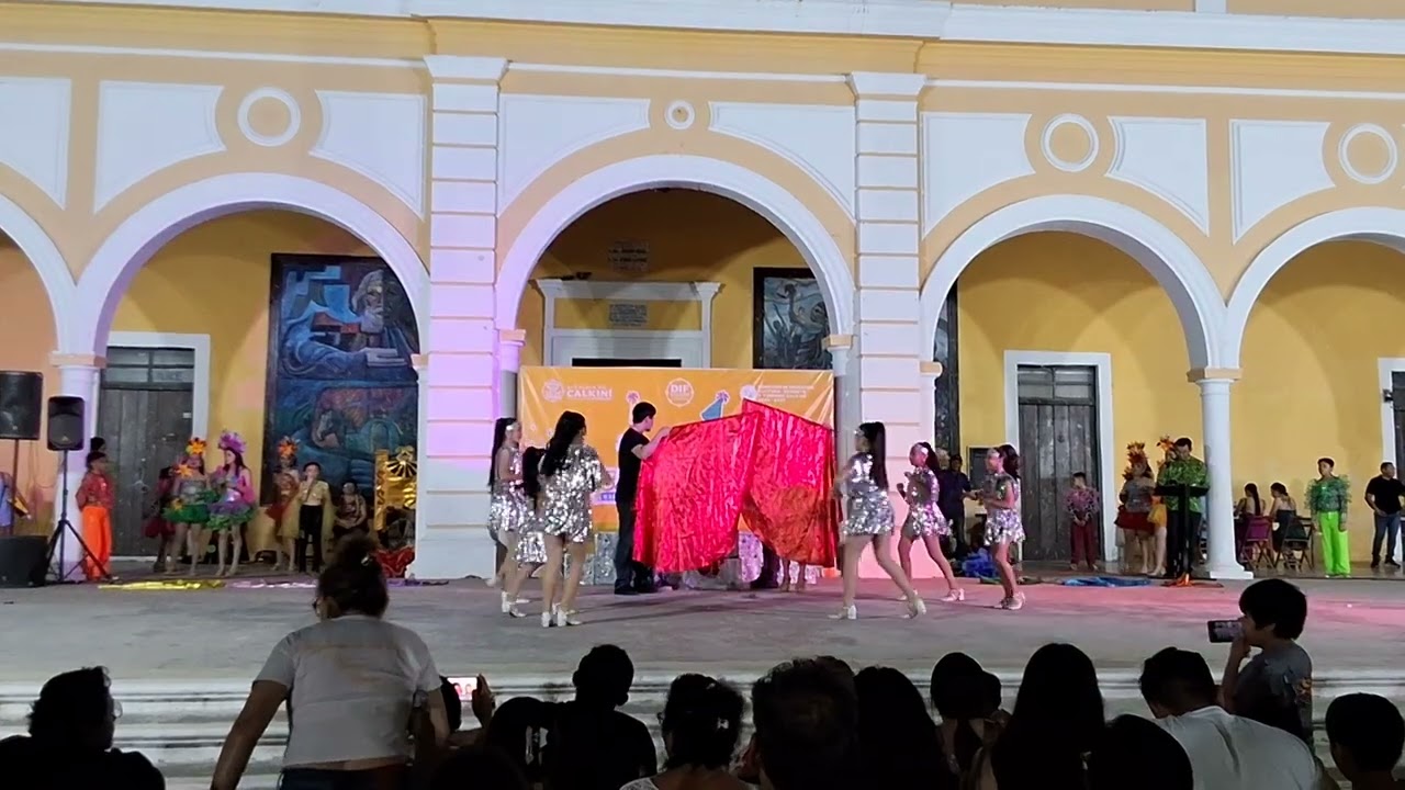 Comparsa reyes infantiles 2025 Alvaro y Emka . calkiní. El bailarín del sol. Primera parte