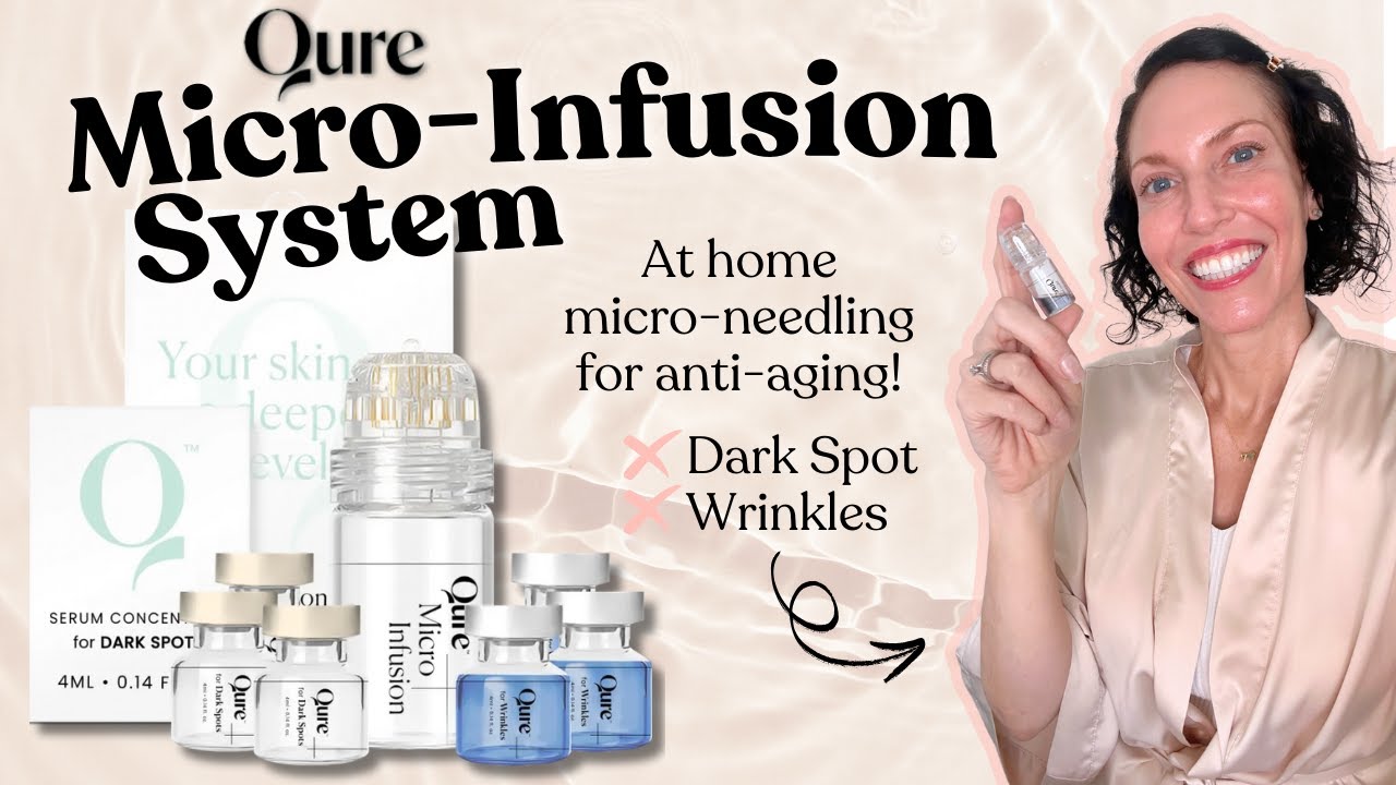 Qure Micro Infusion System! TRANSFORM Your Skincare! | Micro-needling At Home For Anti-Aging
