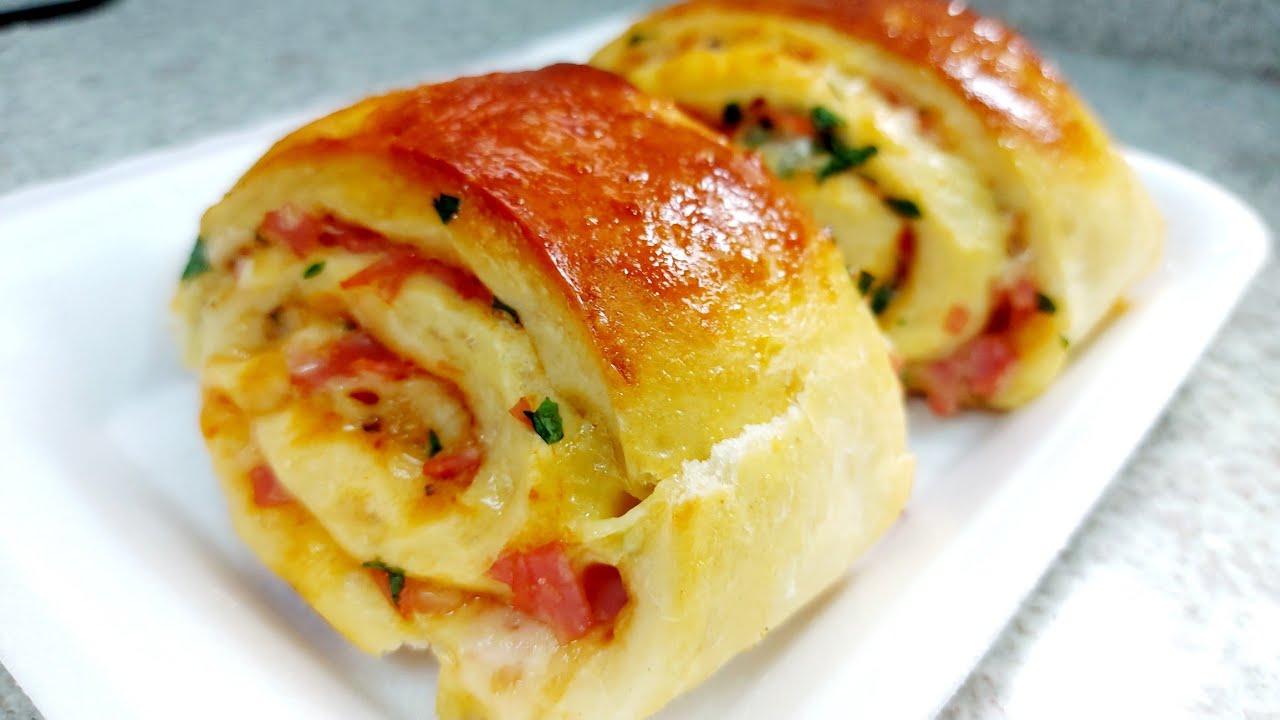 NÃO SOVE! | PÃOZINHO de FRIOS | O SALGADO MAIS FÁCIL DO MUNDO | salgado Assado #lanche