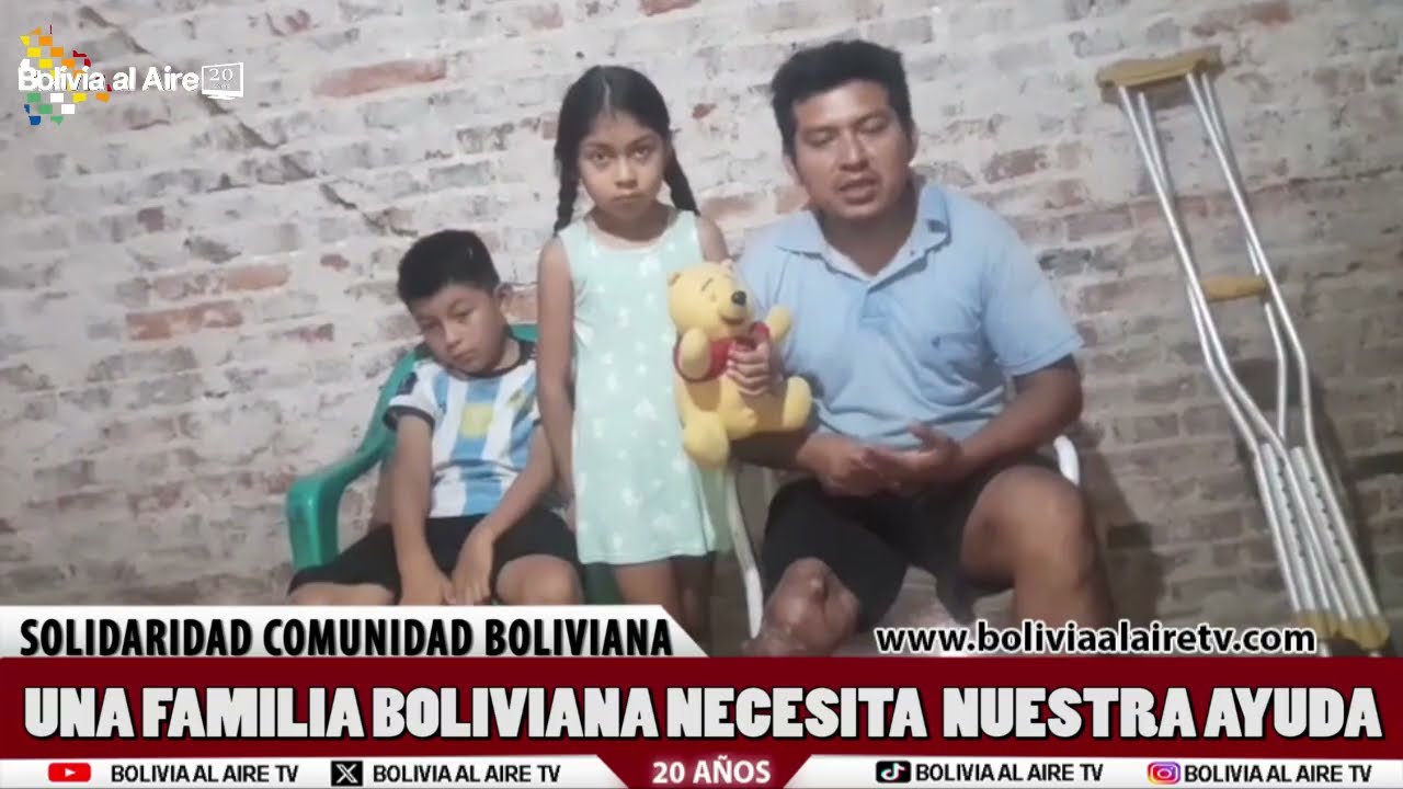 LA FAMILIA BOLIVIANA QUE NECESITA NUESTRA AYUDA