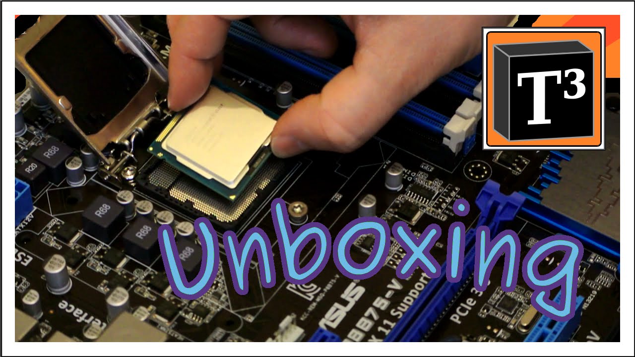 Fileserver CPU and RAM installation ▪ Unboxing ASUS P8B75-V mainboard