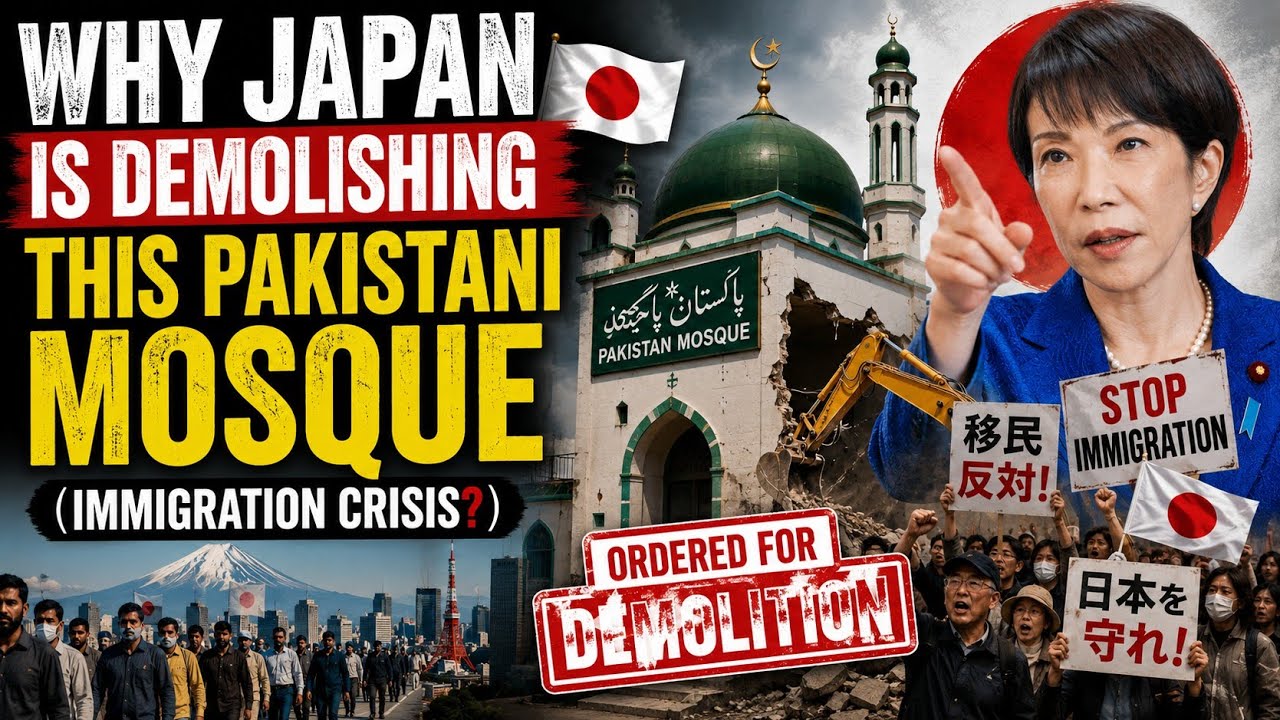 Why Japan is Demolishing this Pakistani Mosque 🇯🇵 (Immigration Crisis?)