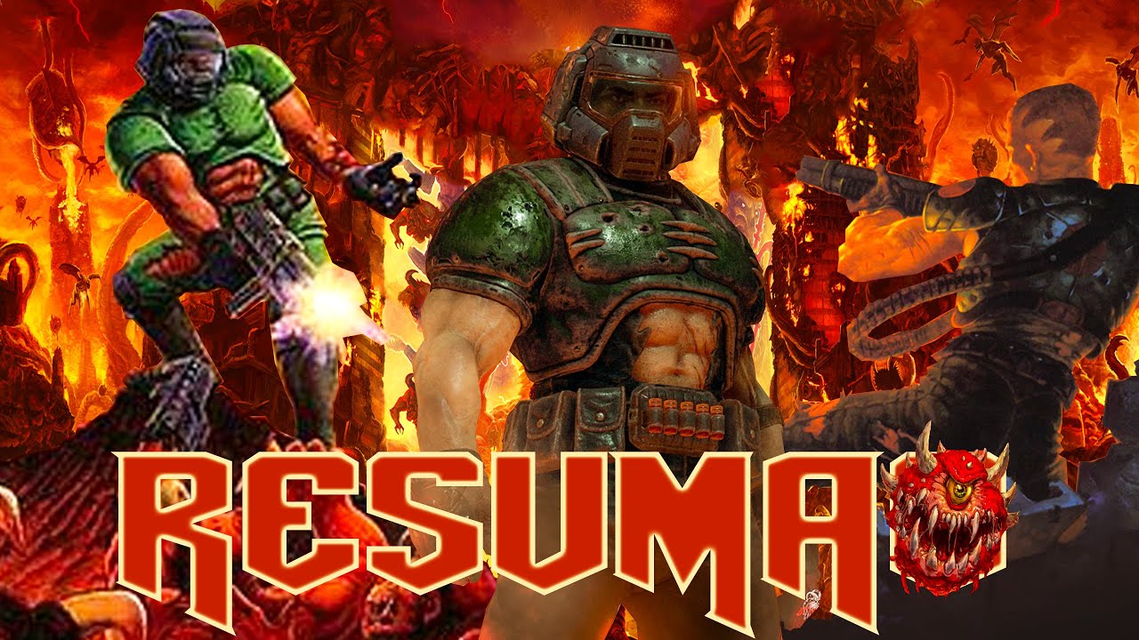 Resumão Franquia Doom Pt 1: 1, 2, 64 e Toda Historia antes do Dark Ages, gameplay e Curiosidades!