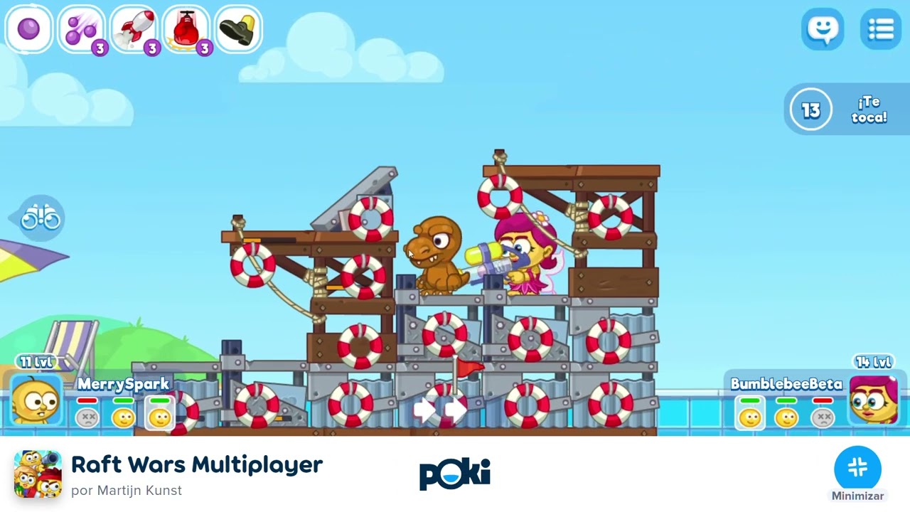 RAFT WARS MULTIPLAYER, Bumblebee, El Cazabarcos