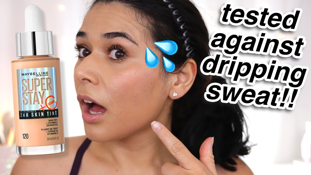I Ran 2 MILES Wearing the Maybelline SuperStay Skin Tint - Review & Wear Test