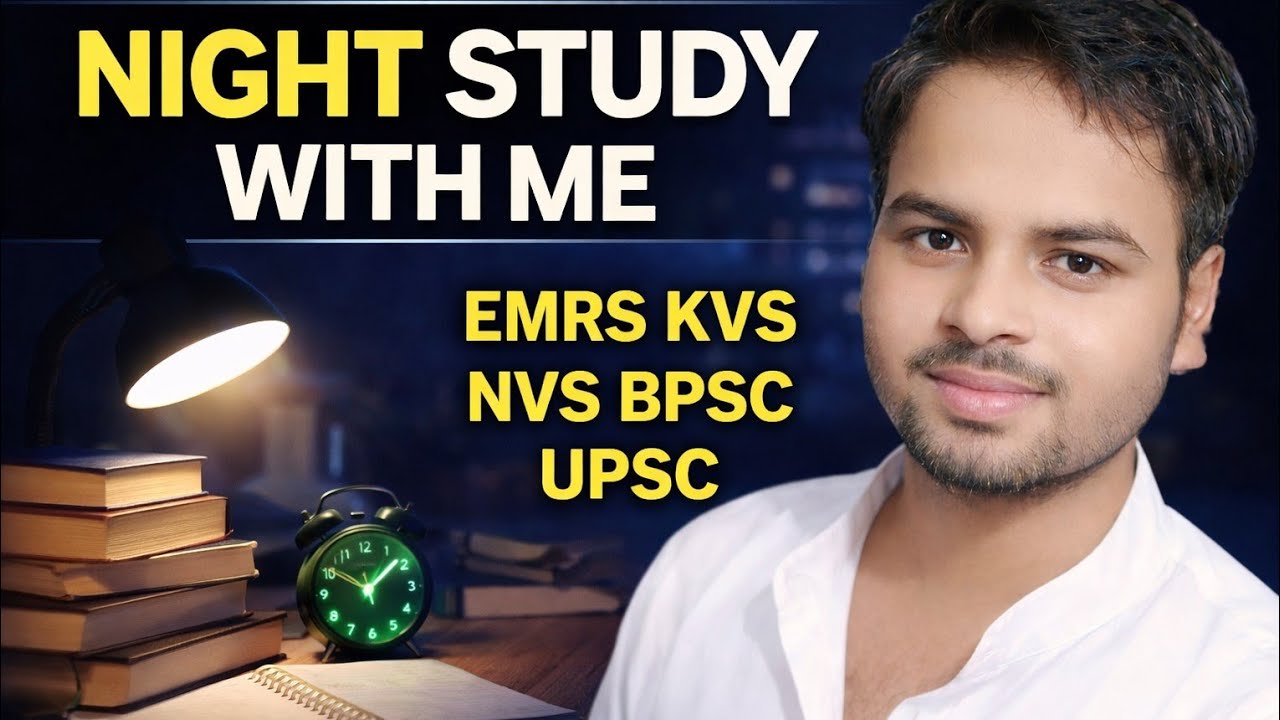 🔴 LIVE Night Study With Me | UPSC Aspirant Live Study📚| 3+ Hours Focus Session #live @upscwithparvej