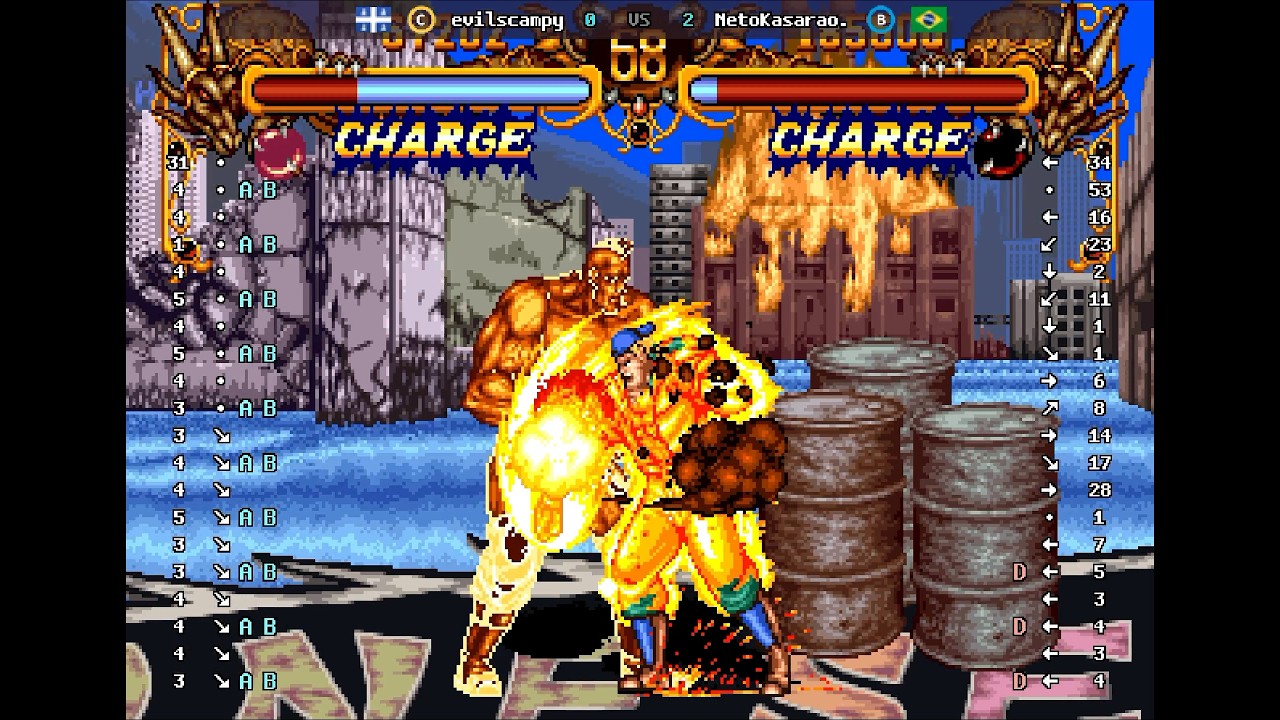 Double Dragon - 🇲🇶 evilscampy(C) vs 🇧🇷 NetoKasarao.(B) | Fightcade (2026-03-16 00:44 UTC)
