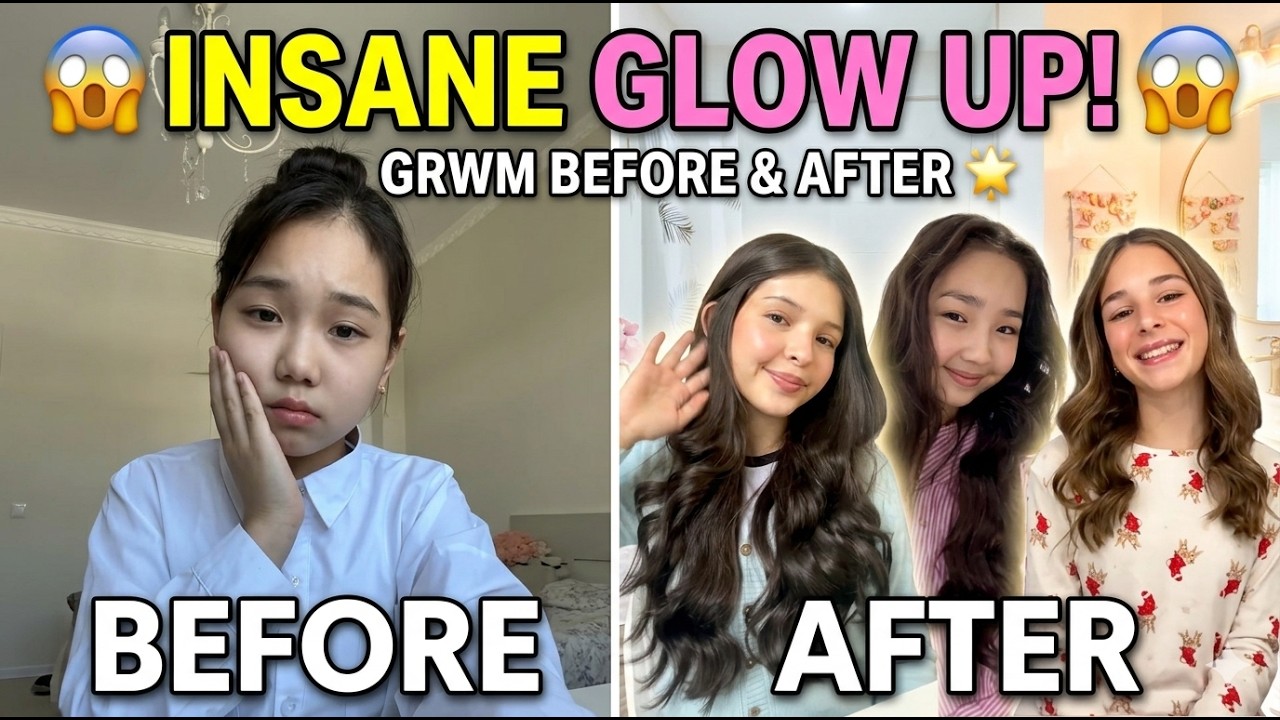 Подождите… Эти дети выглядят совершенно по-другому после GRWM (Great Ready With The World) 😱 Неве...