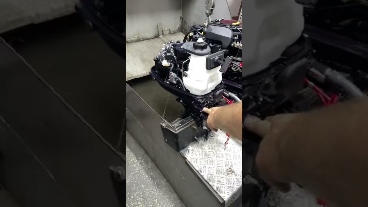 TOHATSU 6hp  first run outboard motor/deniz motoru ilk çalıştırma ve anlatim