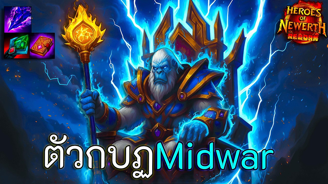 Hon Reborn🔥(midwars) thunderbringer ⚡ฝ่าหมดไม่สนลูกใคร🥷 #honreborn