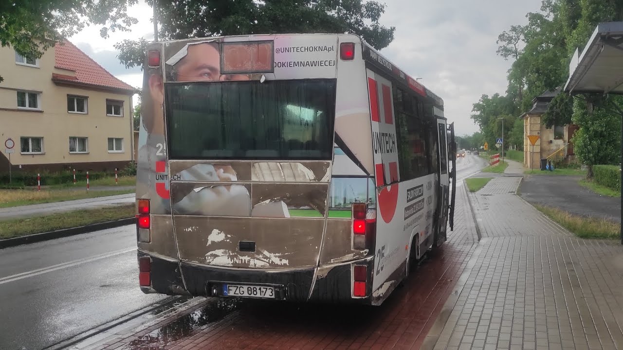 Przejazd: Jelcz L081MB3 #15 MZK Żagań 