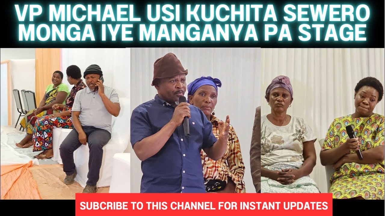 VICE PRESIDENT OF MALAWI MICHAEL USI - ACTS AS MANGANYA IN COMEDIES - STAND UP COMEDY AT AMARYLLIS