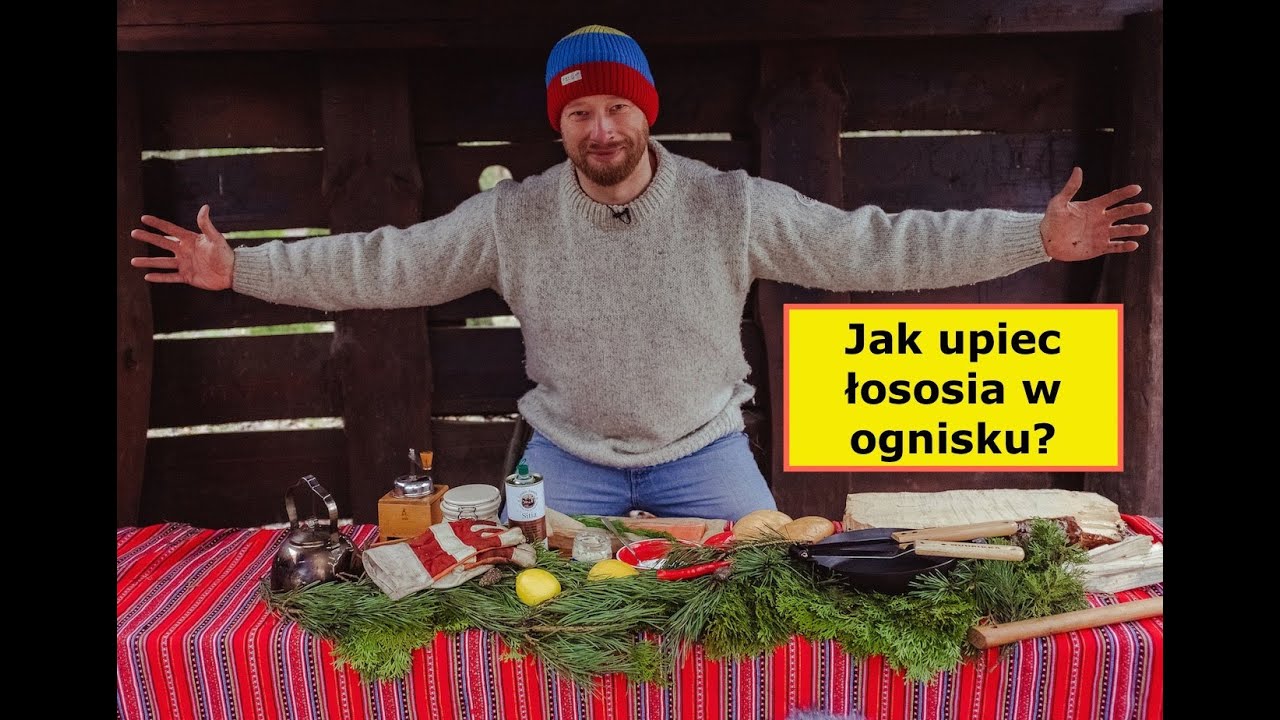 Jak upiec łososia w ognisku?