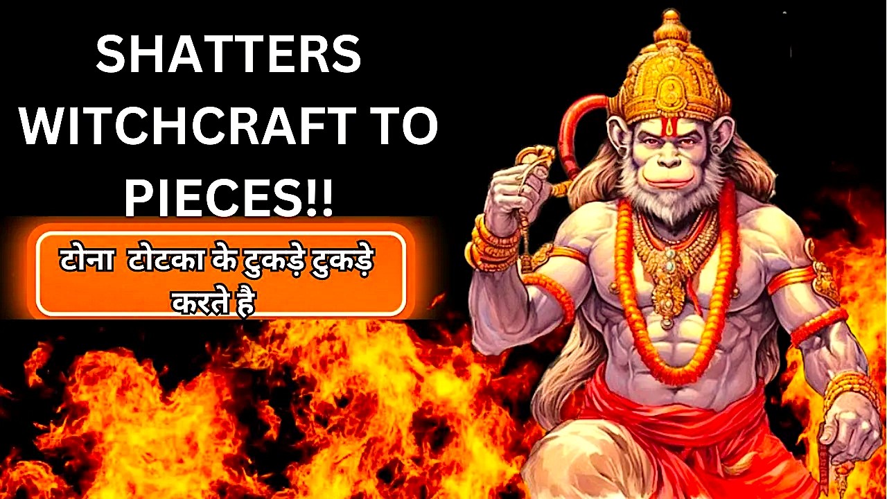 SHATTERS WITCHCRAFT TO PIECES - Panchmukhi Hanuman Kavach #panchmukhihanumankavach #breakblackmagic