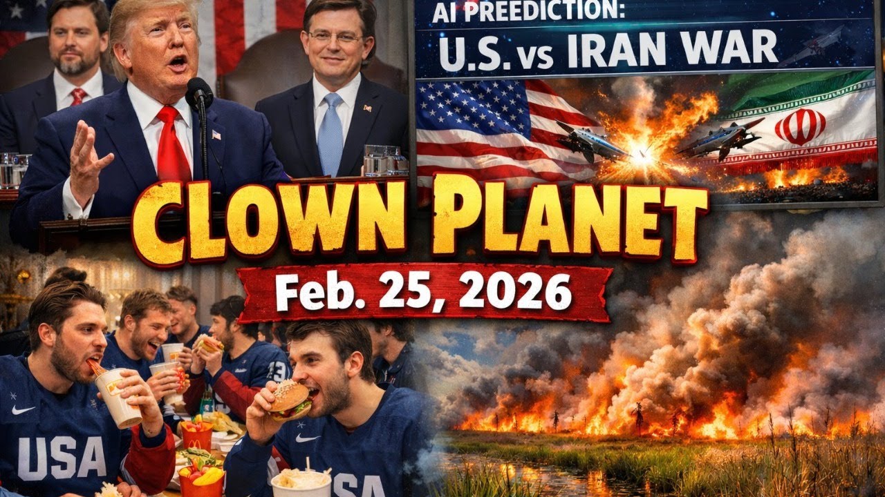 Clown Planet 2/25/26: Flock ALPR Sabotage, Bank Citizenship Checks, Colorado Digital ID, Iran War