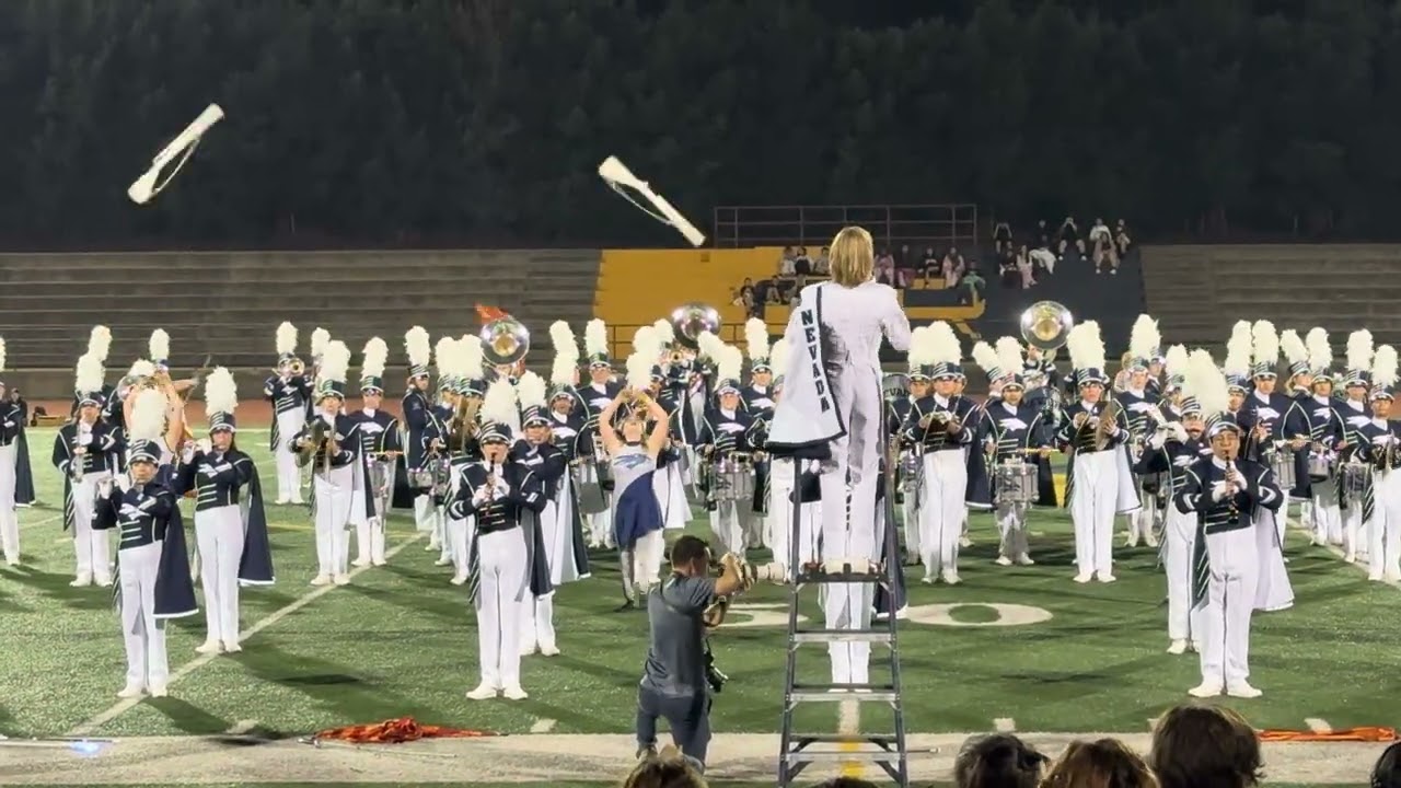 West Park Panther Band alum Lavina—baton twirler with UNR Wolf Pack Marching Band @ Oak Ridge High