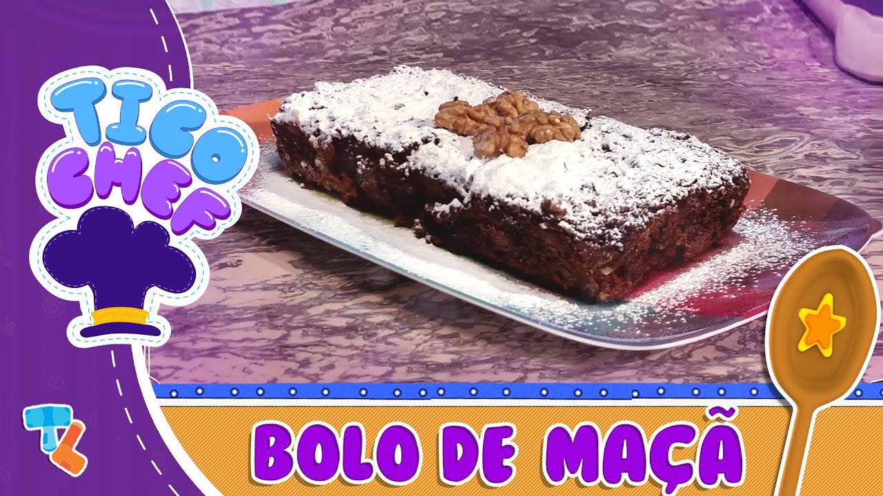 BOLO DE MAÇÃ DO TICOCHEF #Ticolicos