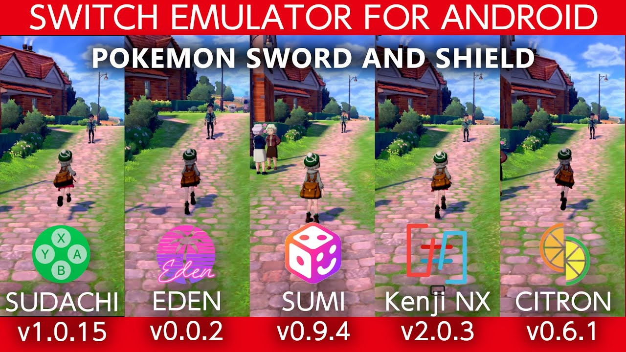Pok&eacute;mon Sword & Shield | SUDACHI vs EDEN vs SUMI vs Kenji NX vs CITRON | Switch Emulator for Android