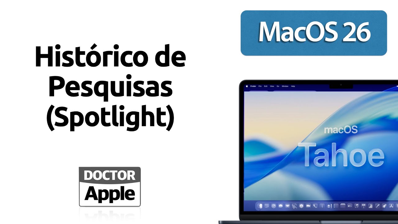 Curso Apple Mac - Historico de Pesquisa do Spotlight