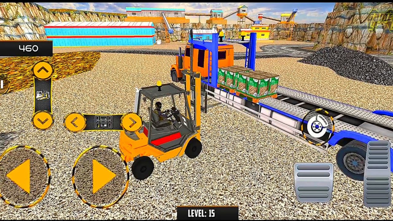 City Construction Simulator 2021: Fork Lifter Mode Excavator Truck Driving Part2 - Android Gameplay