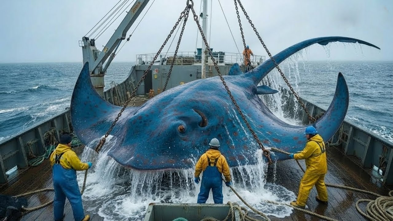 Hunting for giant halibut and stingrays – Millions are caught by European fishermen!