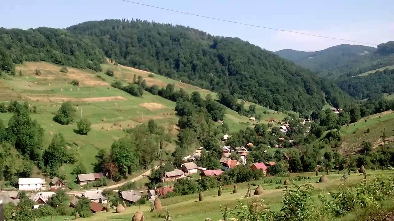 Переезд через Карпаты Бескидский тоннель,  спуск на Закарпатье