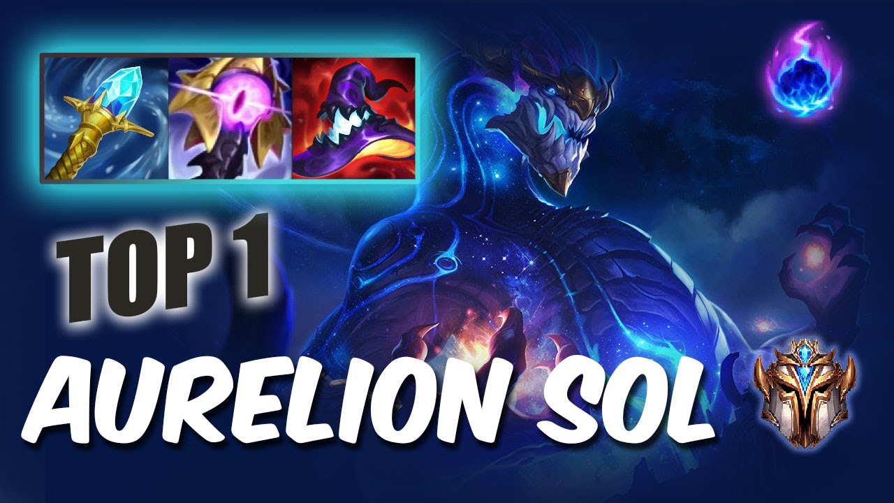 Wild Rift Aurelion Sol TOP 1 - S13 rank game + build