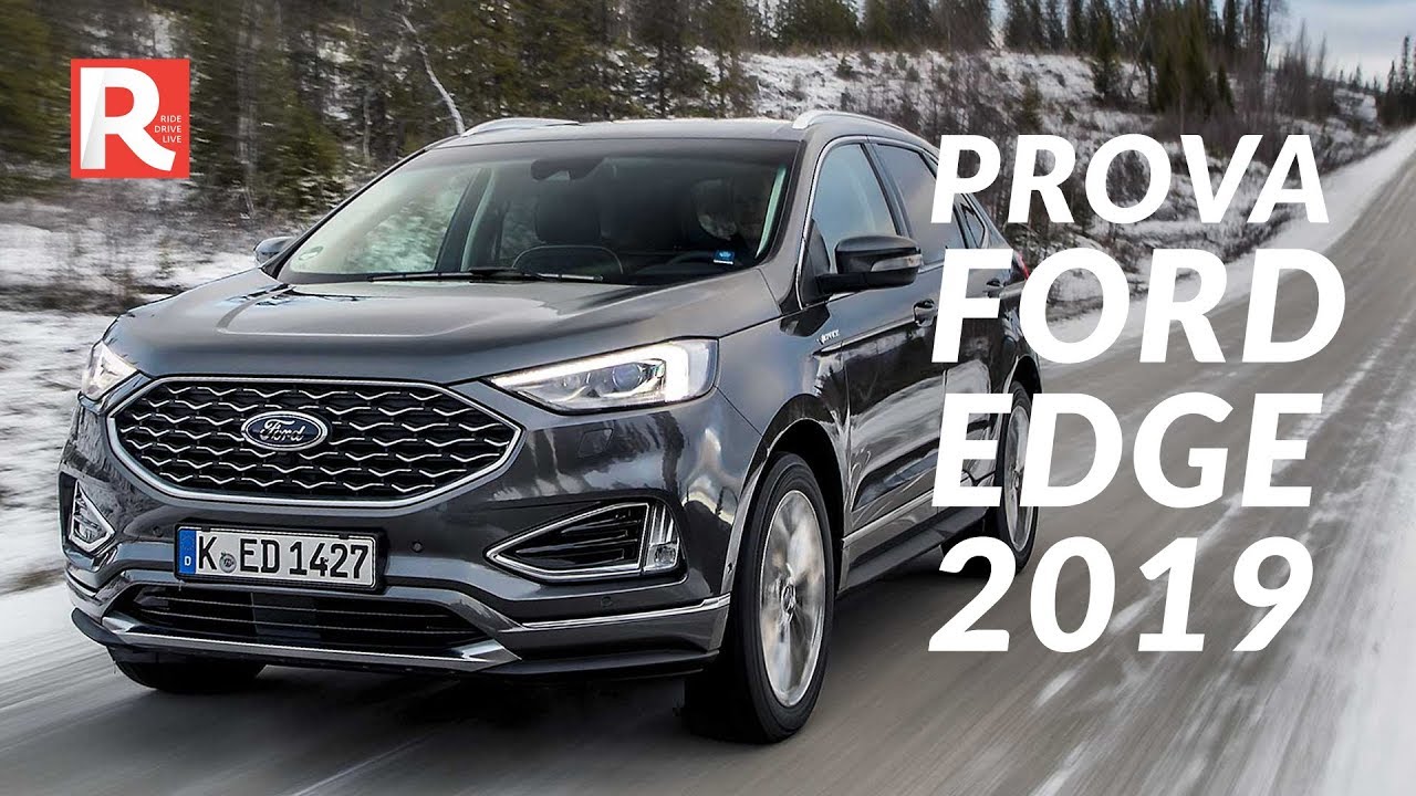 Ford Edge 2019, la prova in Svezia su neve e ghiaccio