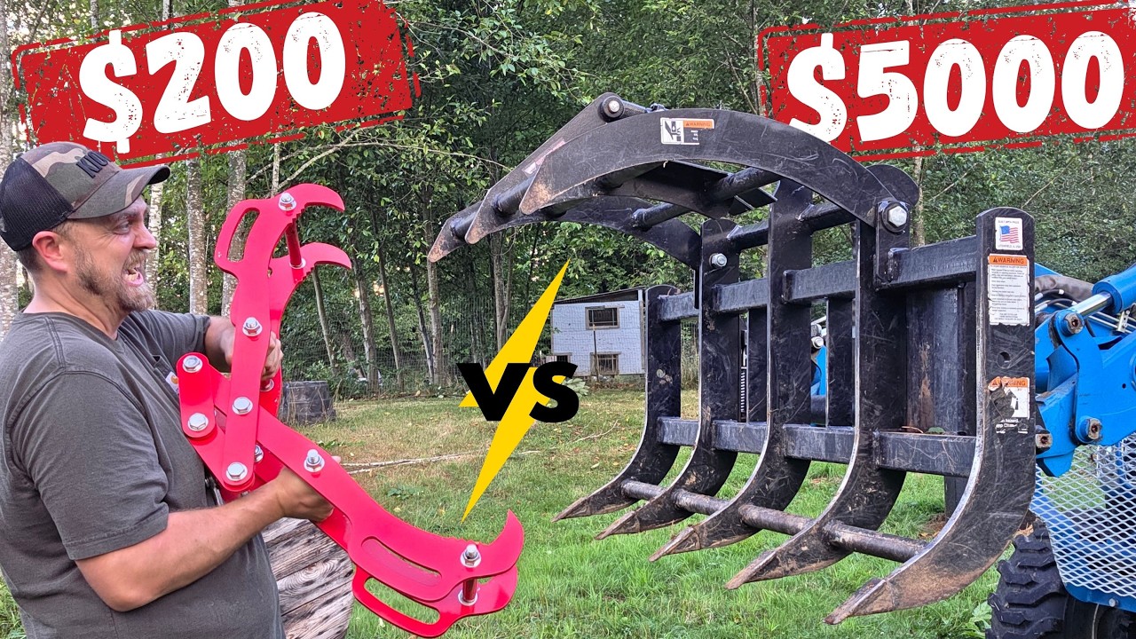 $200 Log Tongs VS $5000 Grapple