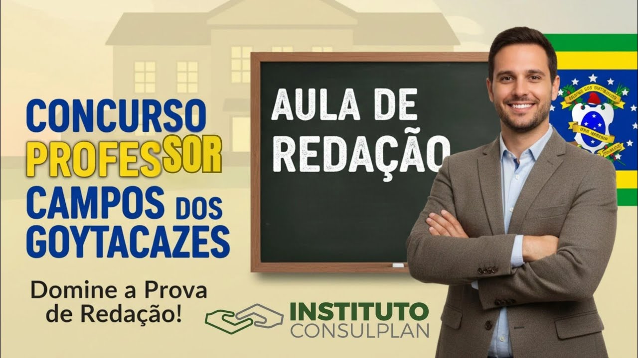 REDAÇÃO - Campos Dos Goytacazes - Instituto Consulplan 